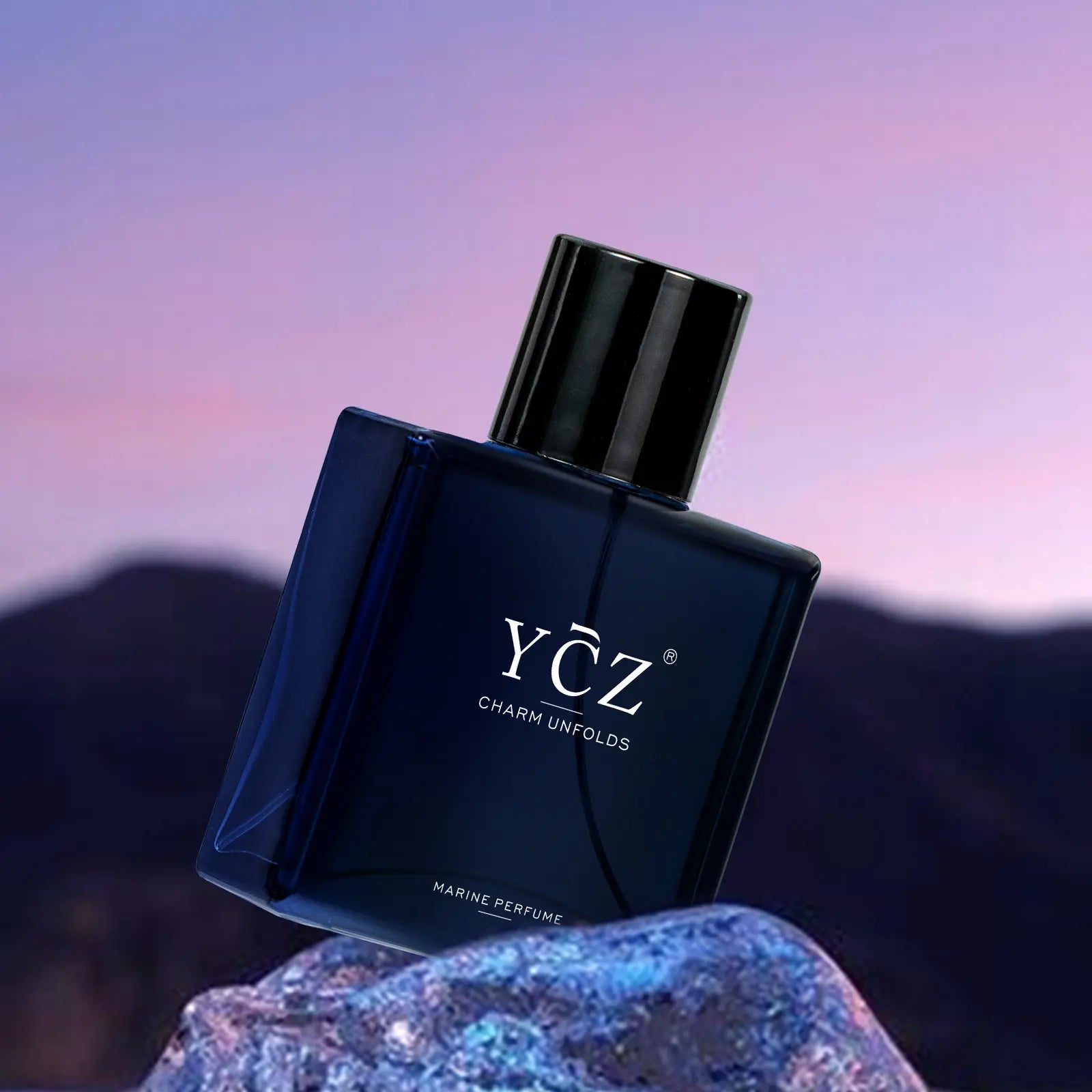 YCZ Midnight Marine Eau De Parfum 50ml Unisex | Luxurious Aromatic Aquatic Woody Fragrance with Bergamot, Coconut, and Amber | Long-Lasting Arabian Scent for Men and Women | Premium Gift Option